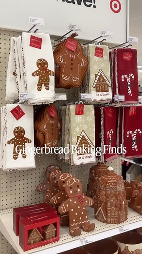 New Gingerbread baking finds at Target! 🎯 Gingerbread is definitely trending this year! Follow comment “SHOP” for a link! ✨MUST BE FOLLOWING FOR THE LINK TO COME THROUGH✨ | Trendy Fave Finds