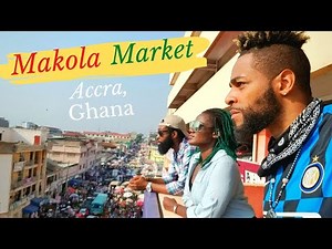 Welcome to MAKOLA MARKET | Biggest & Busiest Market in Accra Ghana 🇬🇭 | Travel Vlog 2021 |