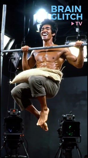 One-Hand Pull-Ups with a Rice Sack | Bruce Lee Style