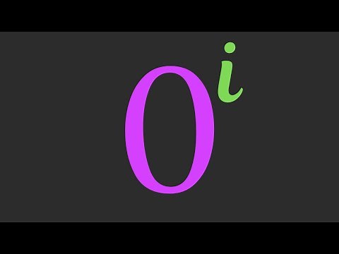 Why 0^i is not equal to 0?
