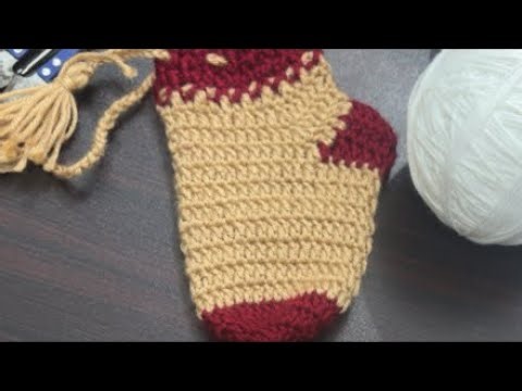 crochetbyanabia is live! How to make baby sock tutorial crochet