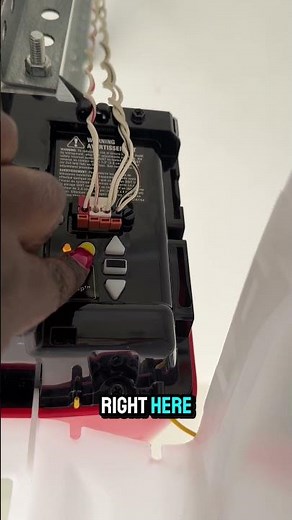 How to locate the learn button on a craftsman garage door opener model CMXEOCG772 #craftsman #diy