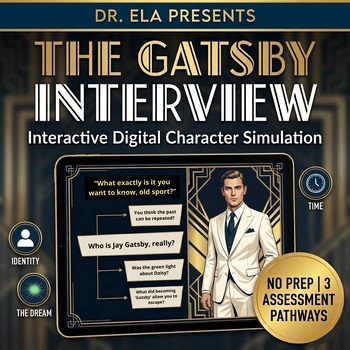 The Great Gatsby Digital Interview: Interactive Character Analysis Activity