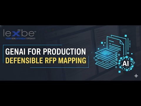 How to Use GenAI for Document Production & RFP Categorization eDiscovery Workflow