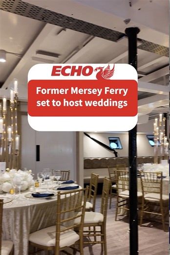 Inside former Mersey Ferry set to host weddings as Brookside star owner confirms plans ⛴️ 💒 | Liverpool Echo News