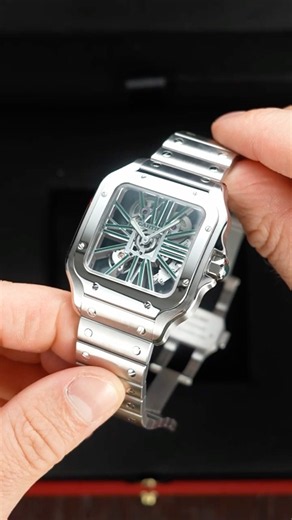 Forget The Classic: Unboxing Cartier's Santos Skeleton
