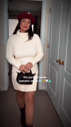 Cozy Cable Knit Winter Sweater Dress for Style