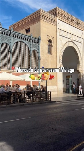 Costa del Sol Travel Guide | Málaga & Spain Tips☀️ on Instagram: "🍋Walking through Mercado Central de Atarazanas in Málaga, you don’t just see a food market – you step into centuries of history. 🏛️ Built in the 14th century as a Moorish shipyard, today it’s the beating heart of local life, full of colors, aromas and sabores auténticos. 🍊🐟 🎥 @desenavincenzo & @spain_oficial.travel & @costadelsol_oficial ☀️ Did you know? The majestic arch at the entrance is the last original part of the Nasri