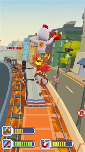 Impossible Mode activated Subway Surfers floor is lava #subwaysurfers #floorislava