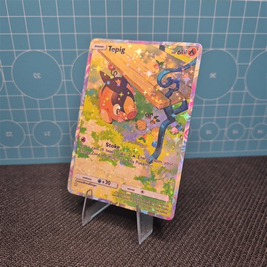 Tepig B3 / Pulsing Aura / Pokemon Tcg Quality Custom Card - Etsy