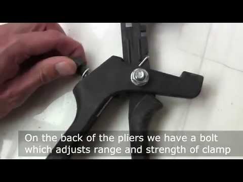 How to use "polyamide nylon" pliers for tile leveling system T-Lock™