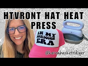 HTVRONT Hat Heat Press and HTV #hatpress #puffvinyl #htvront