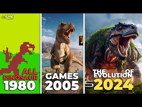 Evolution of Dinosaur GAMES from 1980 - 2024