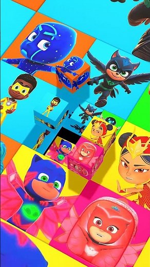 Pj Masks Characters | 3D Block animation #pjmasks