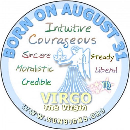August 31 Zodiac Horoscope Birthday Personality