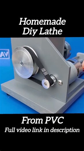 Ankit Sharma on Instagram: "Homemade Diy lathe From PVC pipe | #lathe #diylathe #lathemachine #machine #inventions"