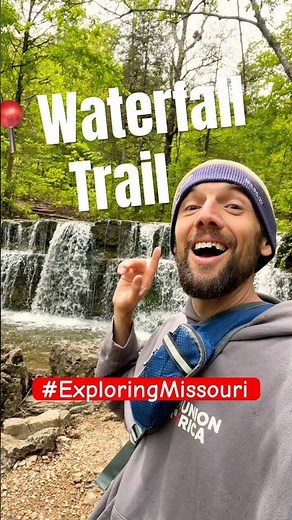 📍Waterfall Hiking Trail - Branson Missouri #branson #exploringmissouri