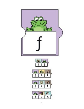 /f/ Freddie Frog Phase 2 phonics