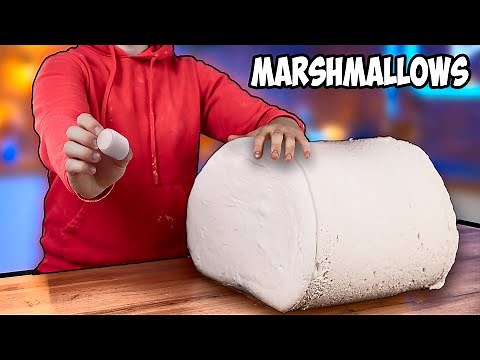 Giant Marshmallow | How to Make The World’s Largest DIY Marshmallow by VANZAI COOKING