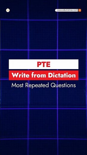 Must Practice! PTE Write From Dictation Questions - Dec 2025 | Edutrainex