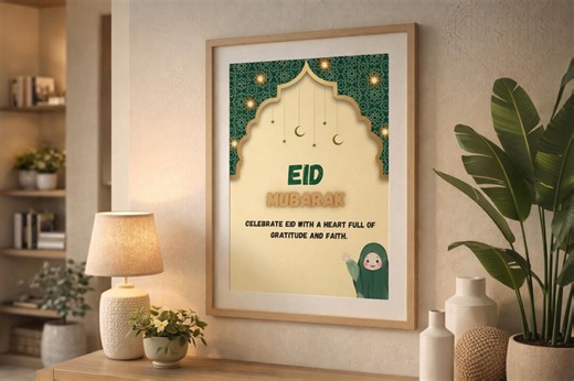 Printable Eid Mubarak Cards - Minimalist Islamic Greeting Card Set, Instant Digital Download - Etsy