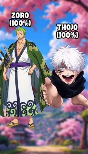 zoro vs thojo | king of hell meets strongest brainrot | #amv #zoro #thojo #gojo #animevs