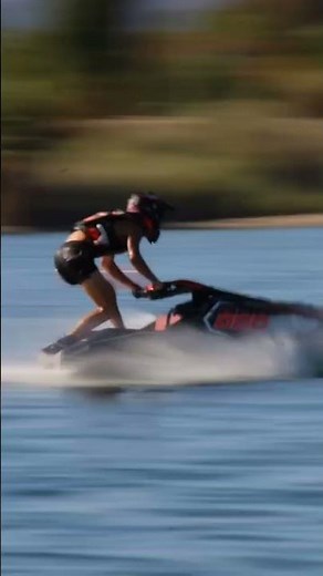 Thrilling Jet Ski Stunts on a Sunny Lake