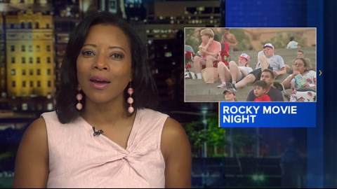 Fans from all over country enjoy 'Rocky' movie night in Philadelphia