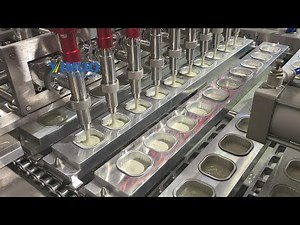 Fully Automatic Pet Food Aluminum Tray Filling & Sealing Machine | Live Production Line Video