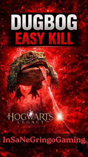 Hogwarts Legacy: Dugbog Tongue Trick – Kill It Instantly! #hogwartslegacytips #wizardingworld
