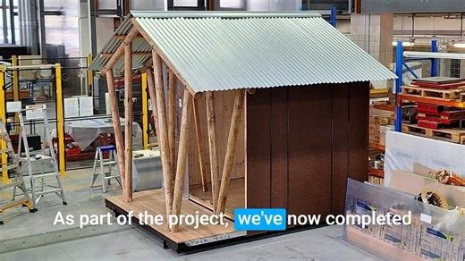 🏡✨Could cardboard houses be a practical solution to quality post-disaster housing? That's what researchers are trying to work out by re-using timber and cardboard that would otherwise finish in landfill. A prototype has been on display at our Lismore campus this week and attracted a lot of interest. Read more: https://tinyurl.com/yx33hvvt | Southern Cross University