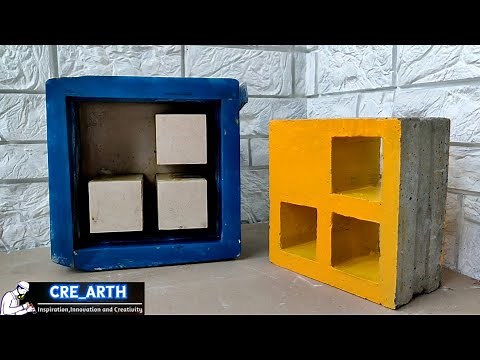 Ventilation block making - Part.3 | Casting vent block concrete