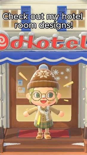 Hotel room designs in ACNH #1