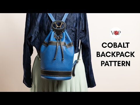 How to Make the Cobalt Bucket Backpack (Link to Pattern in Description)