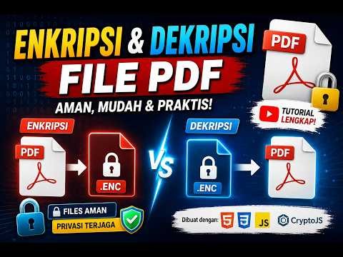 Penjelasan Program Enkripsi dan Dekripsi File PDF Menggunakan HTML, JavaScript, dan CryptoJS