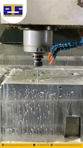 Experience the power of VMC machining #vmcmachining #precisionmachining #moldbasemanufacturing