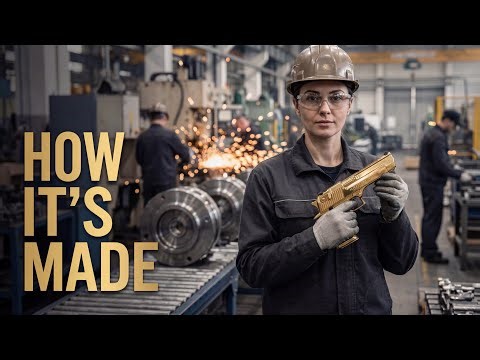 Inside a Weapons Factory: Golden Edition Desert Eagle Production 🦅