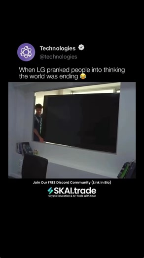 Technologies on Instagram: "To demonstrate the stunning realism of their Ultra HD screens, LG Chile teamed up with ad agency Grupo Link for a clever hidden-camera prank. In a high-rise office, they swapped out a window for an 82-inch Ultra HD display and invited unsuspecting applicants to what they believed were job interviews. Partway through each session, the “view” outside suddenly showed a massive meteor racing toward the city — complete with rumbling audio, fiery visuals, and a blackout tha