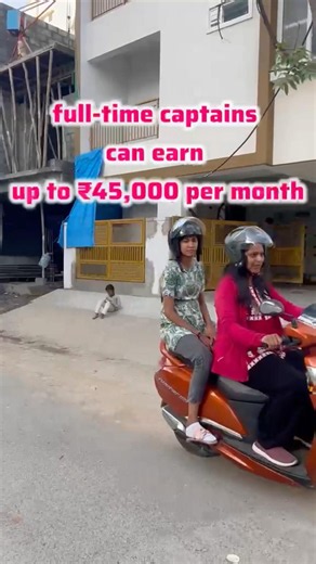 Earn Up To ₹45K/month, Work On Your Own Time 🛵 For Women Only | Rapido Bike Pink #ad #money #earn