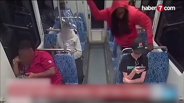 ABD'de trenin içinde gerçekleşen kan donduran cinayet! O anlar kamerada!
