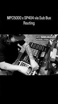 Jazz sample flipped on the MPC5000