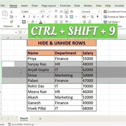 “You’ve been hiding rows the hard way… try this once 👇”