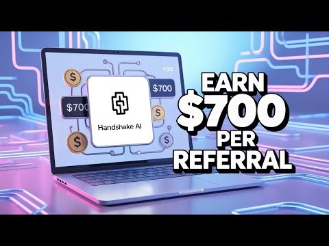 Handshake AI Referral Program 2025 | Earn Up to $700 Per Referral (Best Side Hustle Idea)