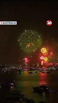 🔴SÍDNEY FESTEJA EL AÑO NUEVO 2026 CON UN ESPECTÁCULO DE FUEGOS ARTIFICIALES