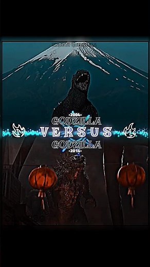 Godzilla 2014 base form vs Finale wars Godzilla full power #edit #godzilla