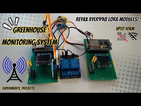 Smart Greenhouse Monitoring System Using Wi-Fi and LoRa (RYLR998) | IoT Project 🌱#SmartGreenhouse