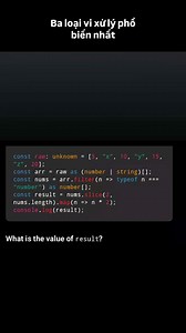 TypeScript quiz 17.50 #hoclaptrinhchonguoimoibatdau #typescript #programming #UndercoverOfficial #AntiCrime #CrimeNews #CriminalMastermind #Corruption #LawEnforcement #CrimeStory #OrganizedCrime | Học lập trình cho người mới bắt đầu