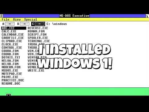 I got Windows 1 !