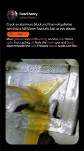 CRACKED ENGINE BLOCK HIGH OIL PRESSURE