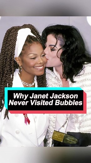 Why is Janet Jackson the only member of the Jackson family who never visited Bubbles The real reason is heartbreaking. #tiktoktvfilmcontest#bigreveal#JanetJackson#MichaelJackson#us